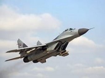 В результате падания МиГ-29 образовалась воздушная волна