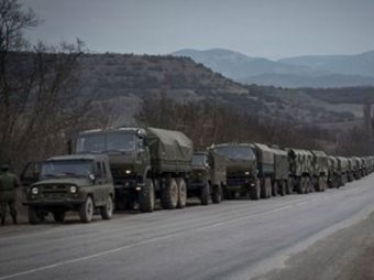 ОБСЕ: Колонна неопознанной военной техники движется в сторону Донецку