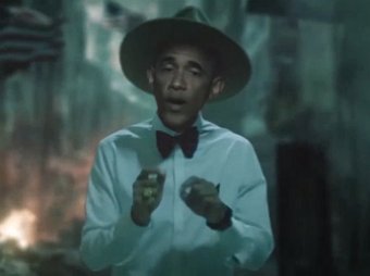 Ролик с танцующим Обамой стал хитом Интернета