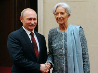 Путин обсудил с главой МВФ возможность выдачи долгосрочных кредитов Украине