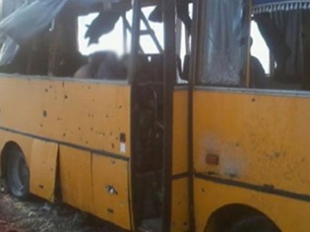 Новости Новороссии 13 января 2015: Военные ДНР установили, как был расстрелян автобус под Волновахой (фото)