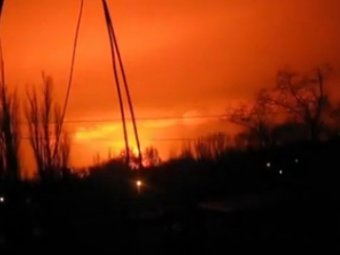 Взрыв в Донецке 9 февраля 2015: Донецкий военный химзавод оказался в эпицентре мощного взрыва (видео)