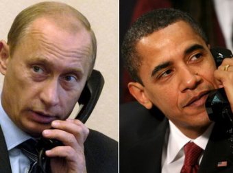 Путин и Обама обсудили по телефону ситуацию на Украине