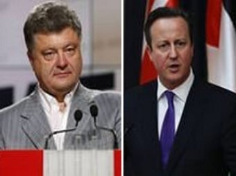 Порошенко и Кэмерон обсудили прекращение огня
