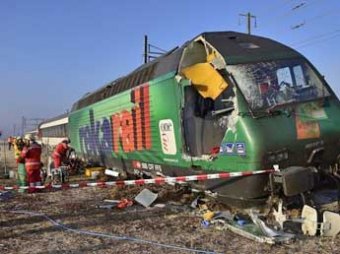 В Швейцарии столкнулись два поезда, 50 человек ранены