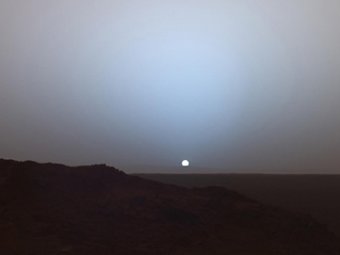В НАСА показали ВИДЕО заката на Марсе
