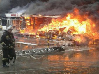 Пожар в "Адмирале" в Казани 11.03.2015: есть пострадавшие (ВИДЕО)