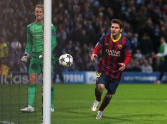 "Барселона" обыграла "Манчестер Сити" со счетом 1:0 (видео)