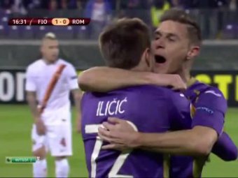 Лига Европы: "Фиорентина" сыграла вничью с "Ромой"(видео)