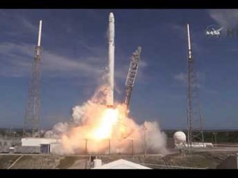 Американская компания SpaceX провалила посадку первой ступени ракеты Falcon 9