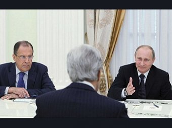 4-часовые переговоры Путина, Лаврова и Керри завершились