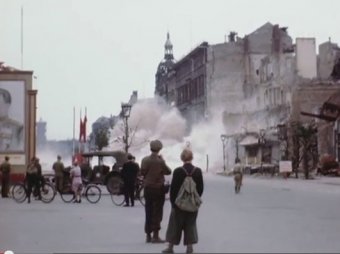 В Сети появилось цветное ВИДЕО Берлина 1945 года