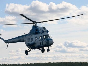 В Ленобласти обнаружен полузатопленный вертолет без экипажа и бортового номера