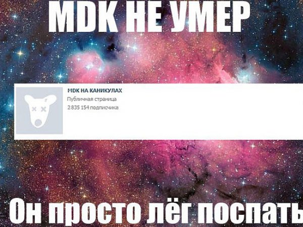 "ВКонтакте" может заблокировать паблик MDK за демотиватор о смерти Жанны Фриске