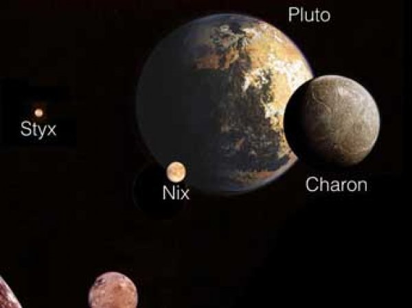 NASA опубликовало первое цветное видео Плутона и Харона