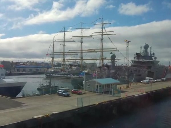 В Исландии российский парусник протаранил два корабля береговой охраны