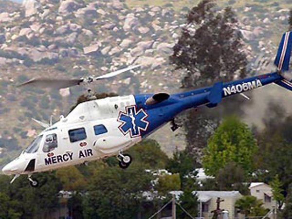 В США разбился вертолет "скорой помощи": погиб пилот