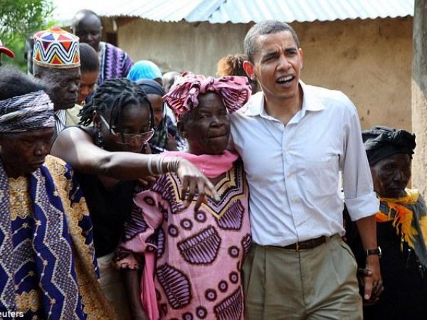 Барак Обама встретился со своими родственниками в Кении