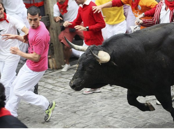 В Испании мужчина погиб в попытке сделать селфи с разъяренным быком