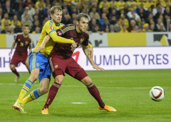 Россия — Швеция: счет 1:0 оставляет шансы россиянам на выход в плей-офф ЧЕ-2015 с первого места (видео)