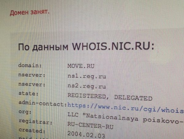 Доменное имя в зоне .RU продано за 100 тысяч долларов США