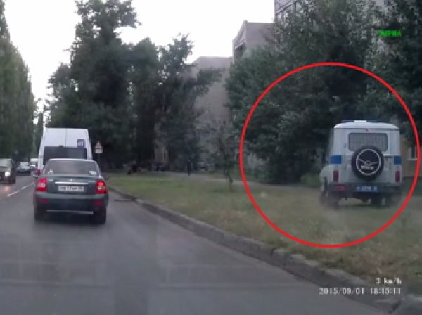 Маньяк в Воронеже пытался скрыться от полиции: опубликовано видео погони 1 сентября 2015 (видео)