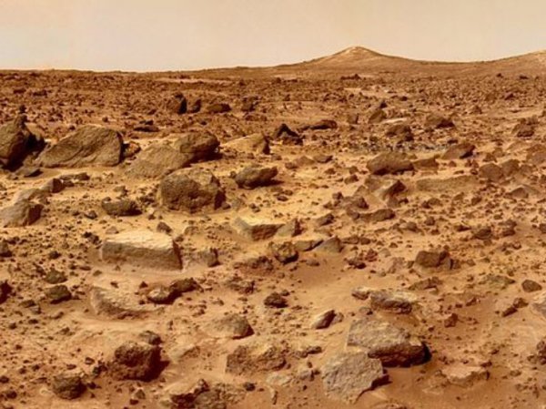 На поверхности Марса разглядели двух гуманоидов