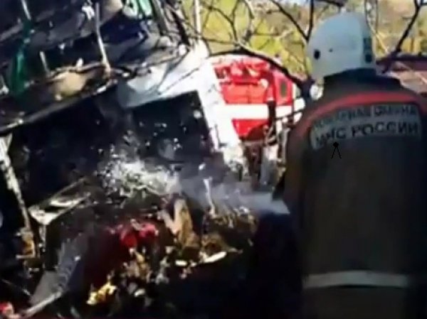 Авария под Хабаровском 08.10.2015 со школьным автобусом: есть пострадавшие (видео)