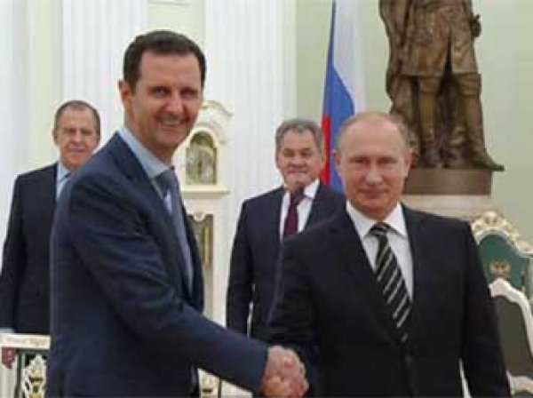 Путин встретился в Кремле с Башаром Асадом