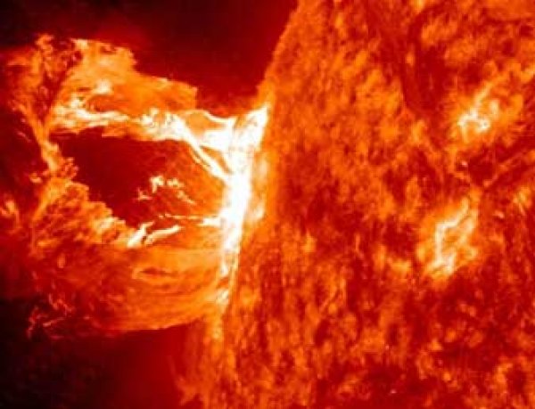 НАСА засняло мощнейший взрыв на Солнце