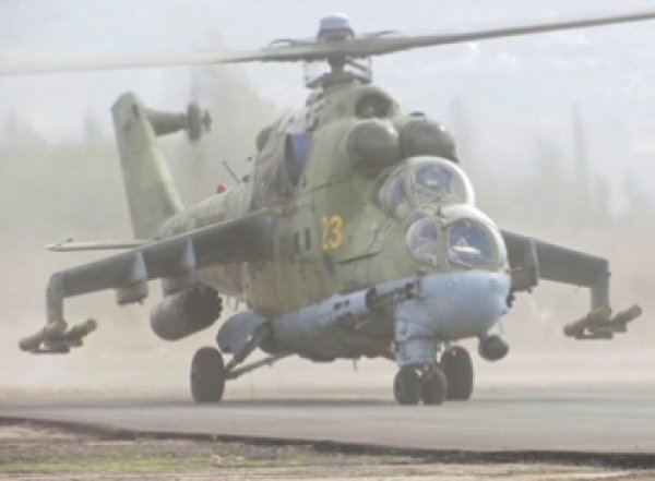 "Россия 24" опубликовала видео применения ударных вертолетов в Сирии