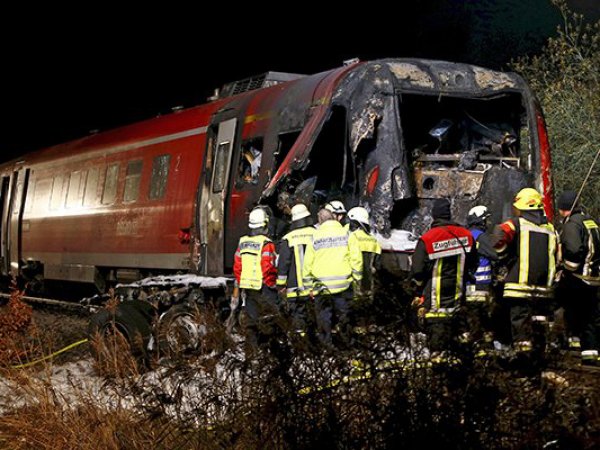 В результате железнодорожной аварии в Германии погибли два человека