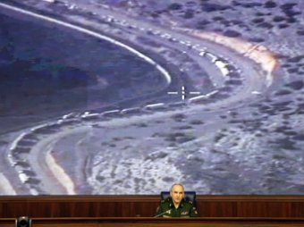 Генштаб РФ показал фото и видео тысяч бензовозов ИГИЛ по пути в Турцию