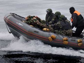 Российские пограничники в Крыму задержали судно под флагом Камбоджи