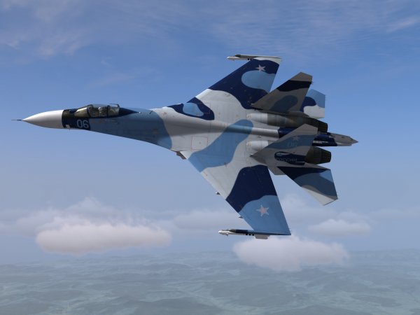 Российский СУ-27 перехватил самолет-разведчик ВВС США
