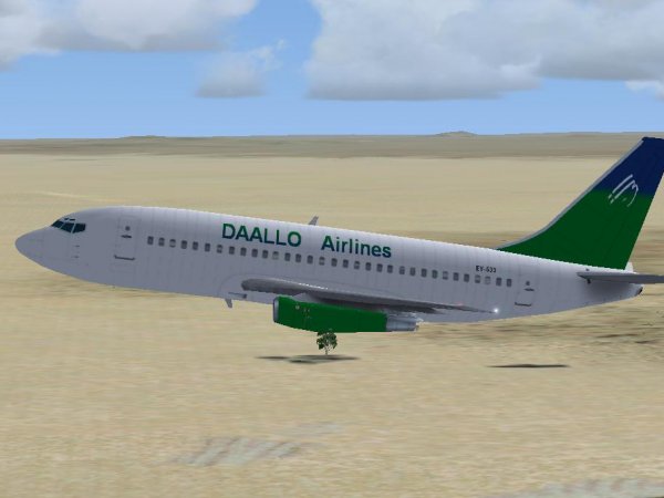 В Сомали из-за взрыва на борту экстренно сел самолёт