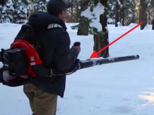 Американец изобрел пулемет для снежков