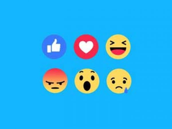 Facebook разделил «лайки» на пять разных эмоций