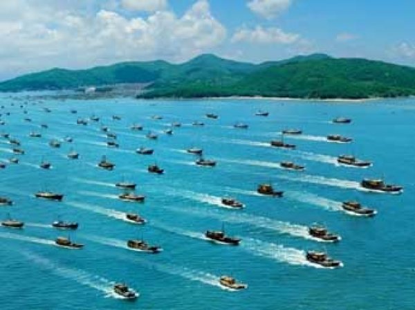 Сто китайских лодок вторглись в воды Малайзии