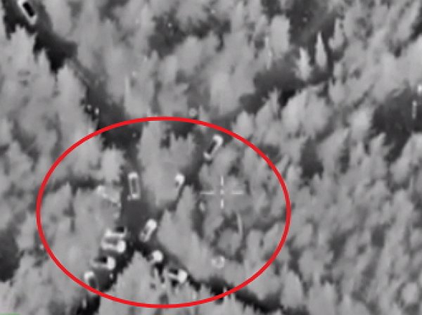 Минобороны РФ опубликовало видео обстрела территории Сирии Турцией