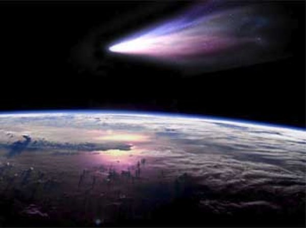 NASA показало  видео полета кометы рядом с Землей