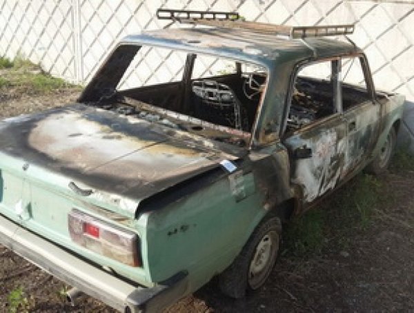 В Хабаровском крае двухлетний ребенок сгорел в отцовской машине