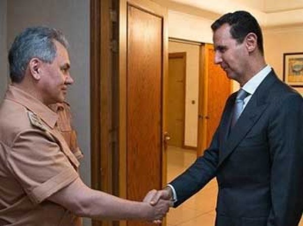 Шойгу по поручению Путина встретился в Сирии с Асадом