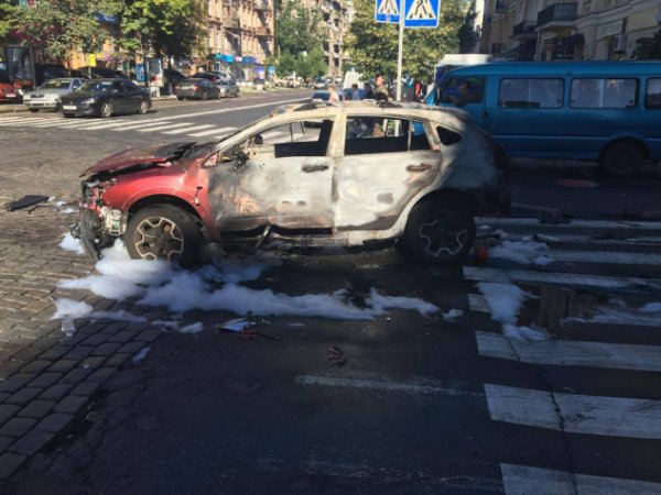 В Сети появилось видео закладки взрывчатки в авто Павла Шеремета (ВИДЕО)
