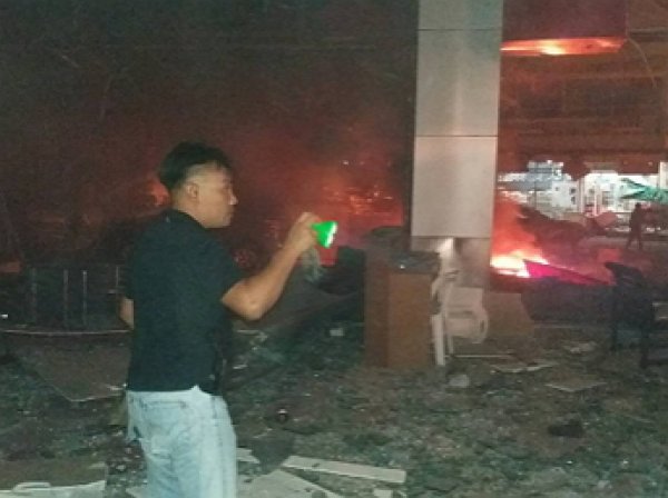 В Таиланде рядом с отелем прогремел взрыв: опубликовано первое видео с места взрыва