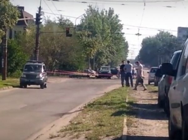 Опубликовано ВИДЕО с места взрыва машина главы ЛНР Плотницкого