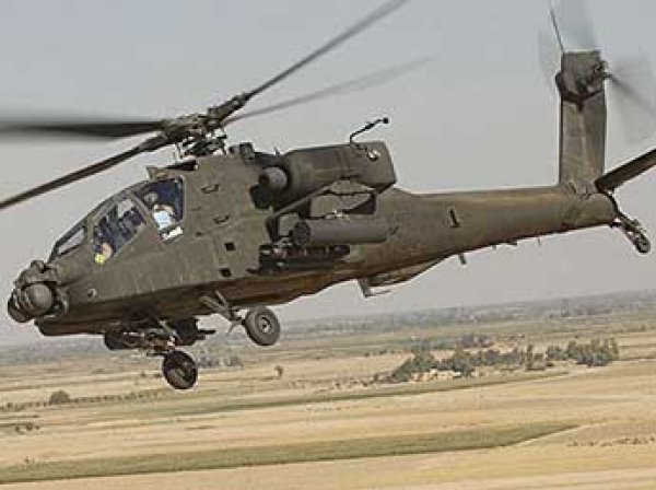 В Сеть попало ВИДЕО крушения военного Apache в Греции