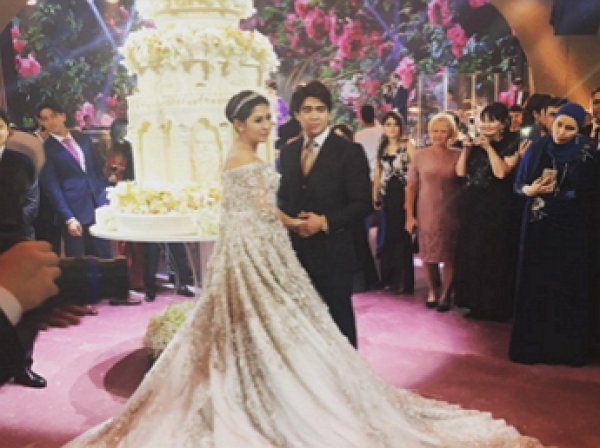 Дочь олигарха Шокирова вышла замуж в платье за 40 миллионов рублей (ФОТО, ВИДЕО)