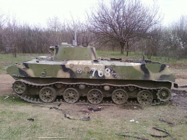 На Украине во время десантирования разбилась БМД-2 (ВИДЕО)