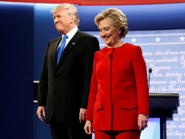На дебатах Трамп пообещал посадить Клинтон в тюрьму
